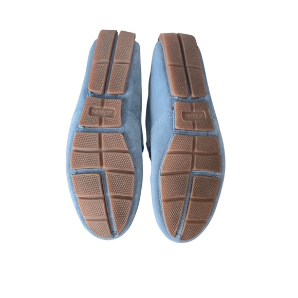 Clarks Collection Mens Light Blue Suede Driving Loafers Extreme Comfort Mocs main image 10